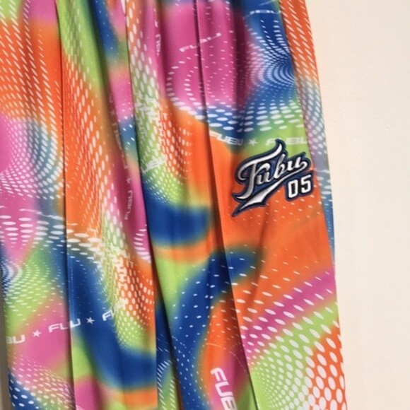 Fubu 05 forever 21 colorful abstract pride collection pants size small y2k cute - Picture 6 of 12